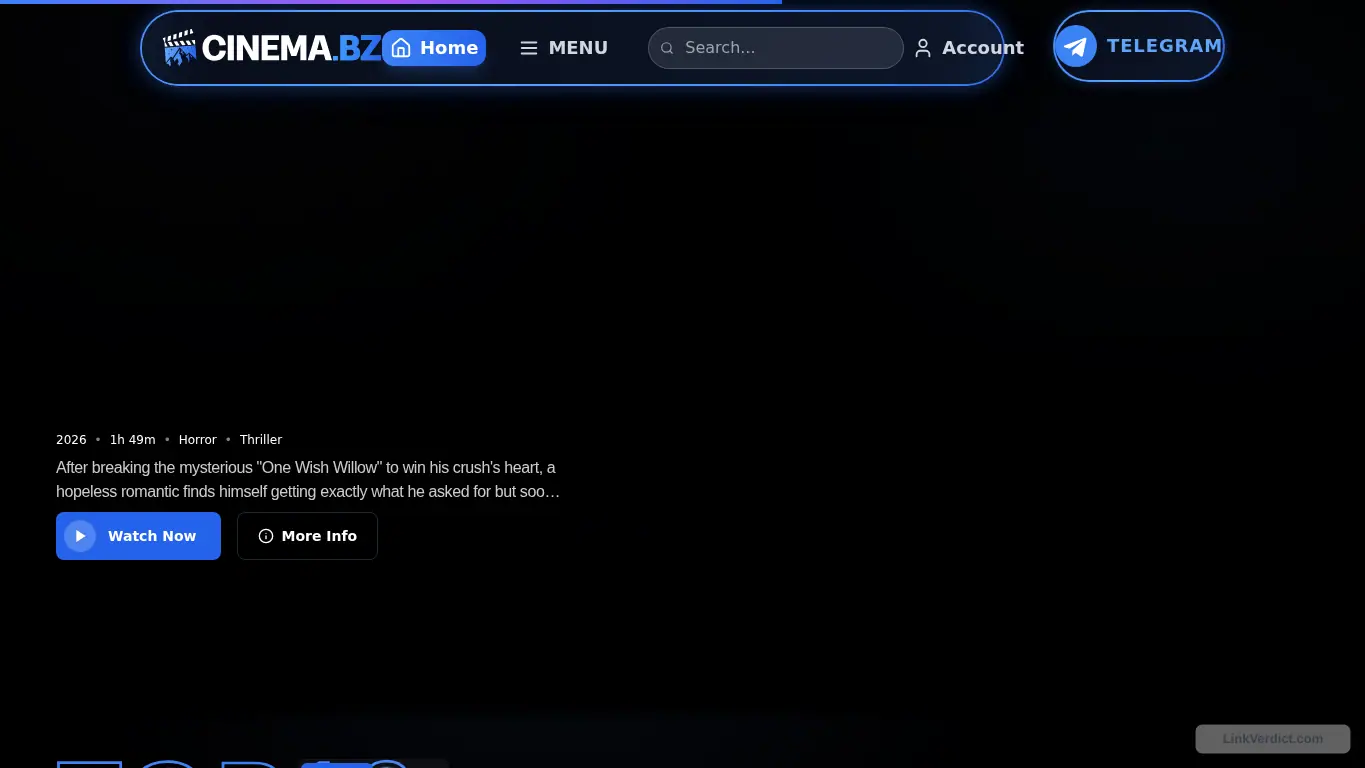 LinkVerdict screenshot preview for cinema.bz