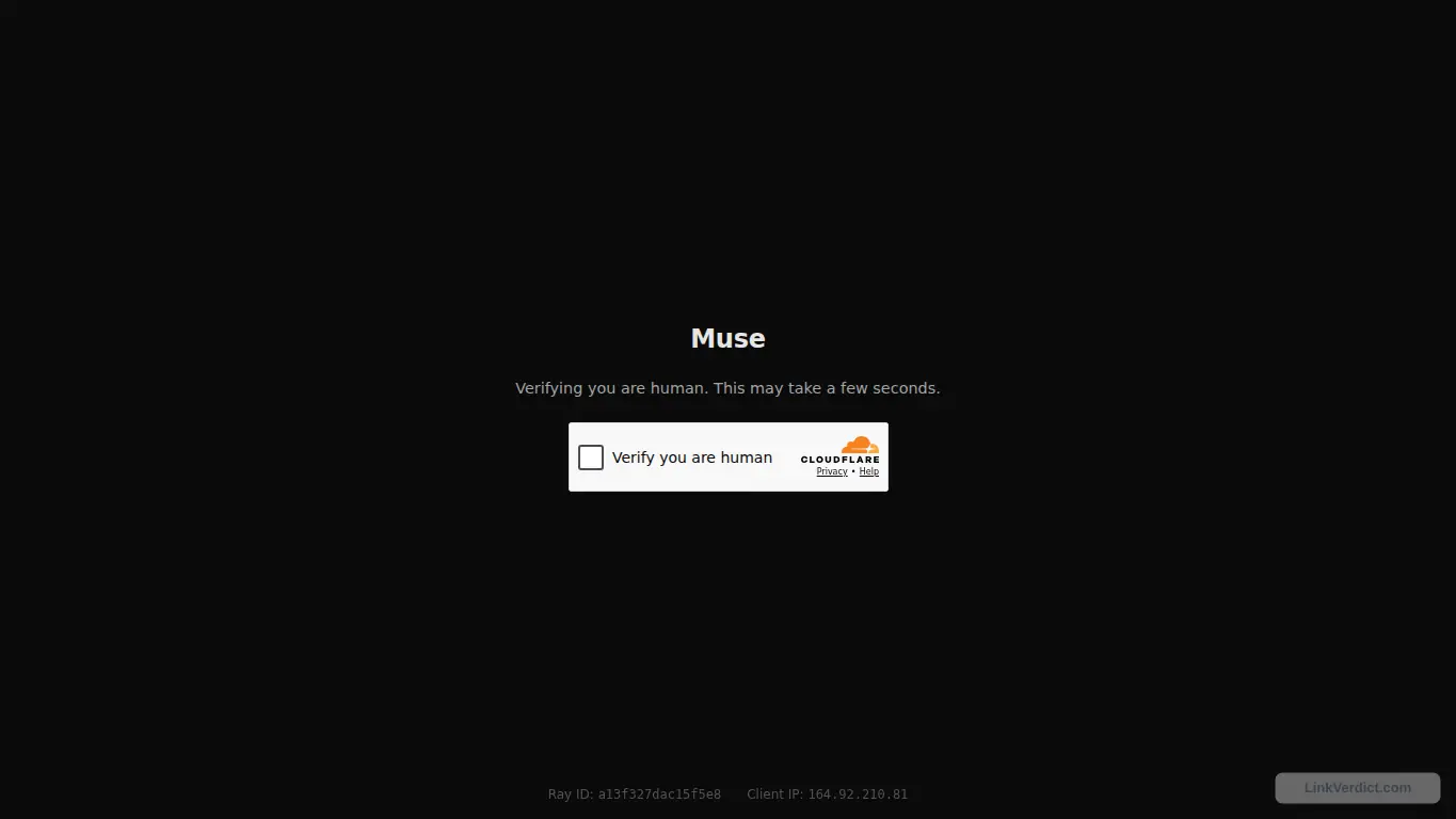 LinkVerdict screenshot preview for audio.com
