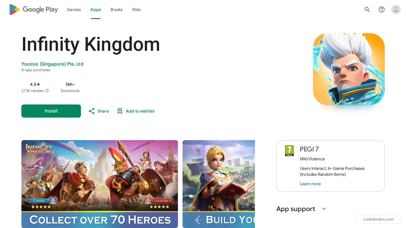 LinkVerdict screenshot preview for onelink.me