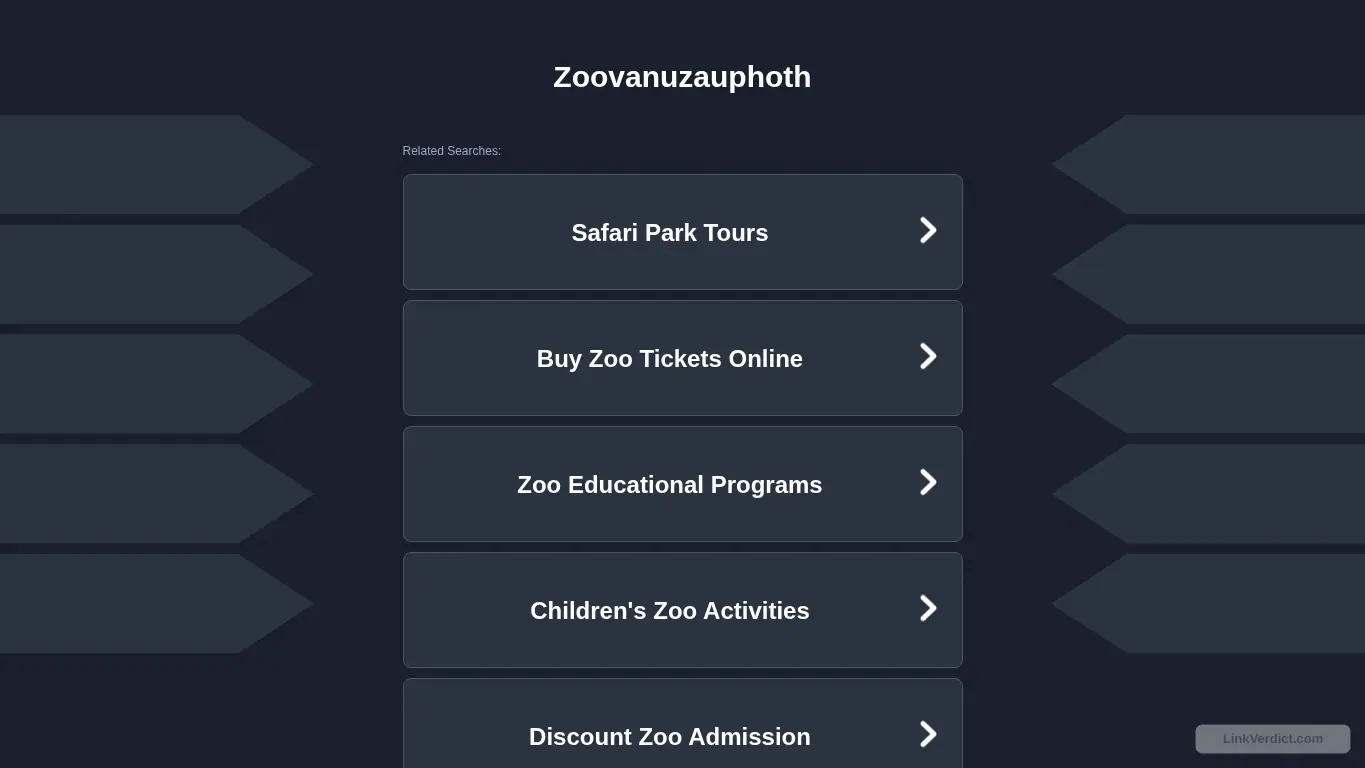 LinkVerdict screenshot preview for zoovanuzauphoth.net