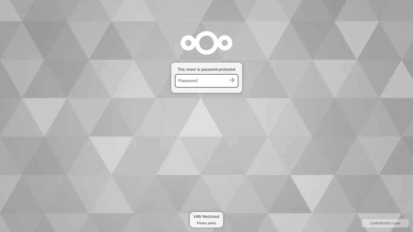 LinkVerdict screenshot preview for vdw-rw.de