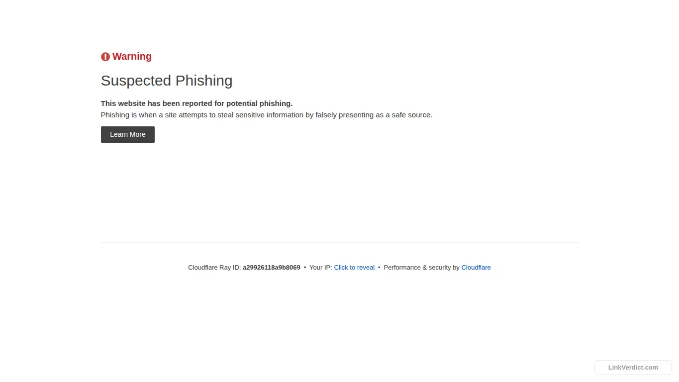 LinkVerdict screenshot preview for pages.dev