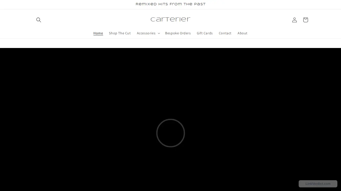 LinkVerdict screenshot preview for ccarterier.com