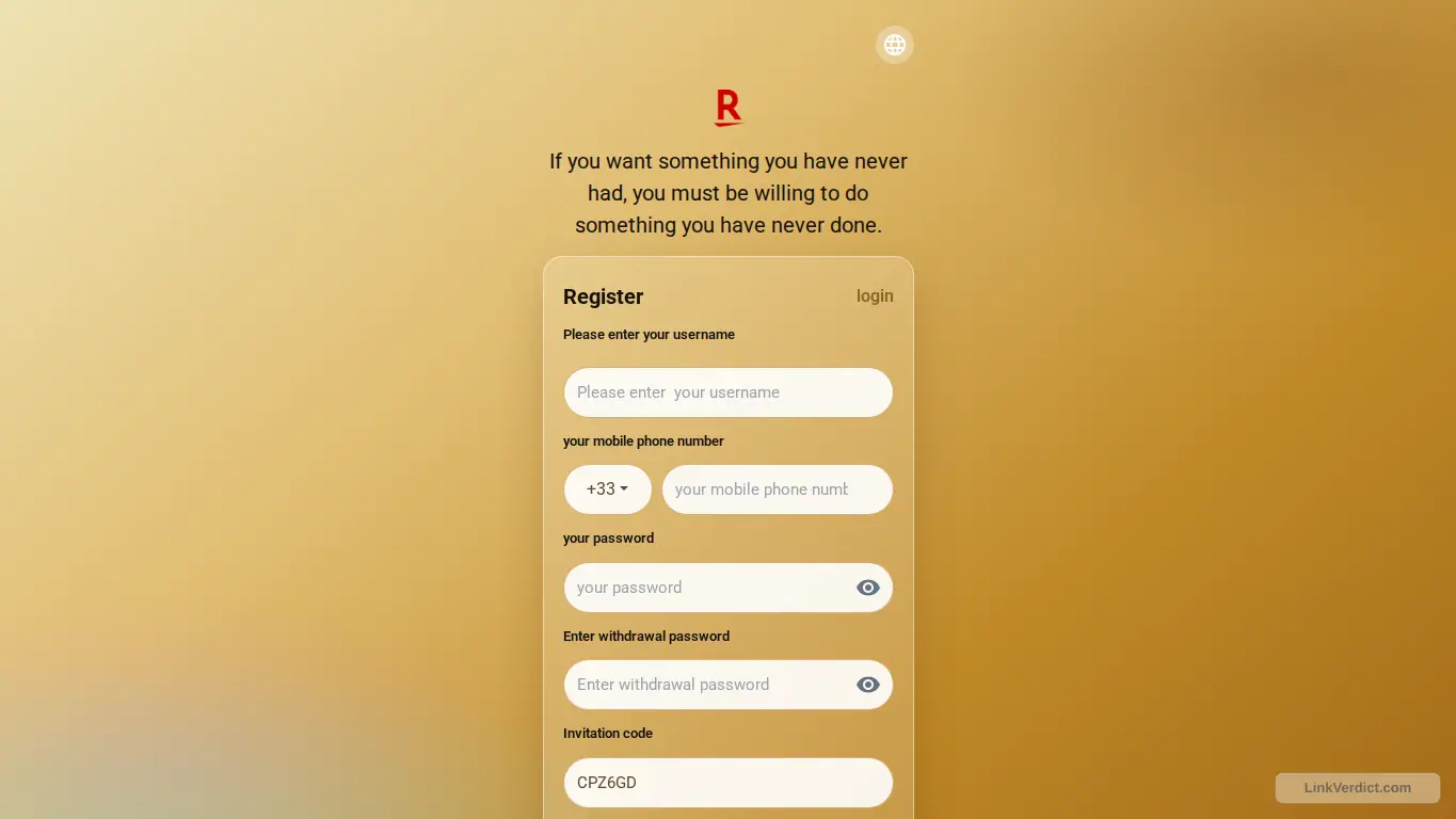 LinkVerdict screenshot preview for xffbba.click